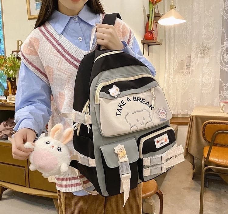 Mochila Take a Break Kawaii