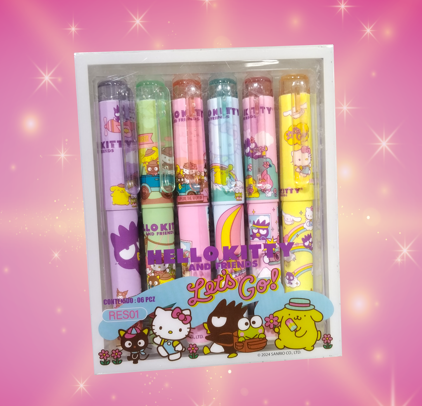 Set Resaltadores Sanrio